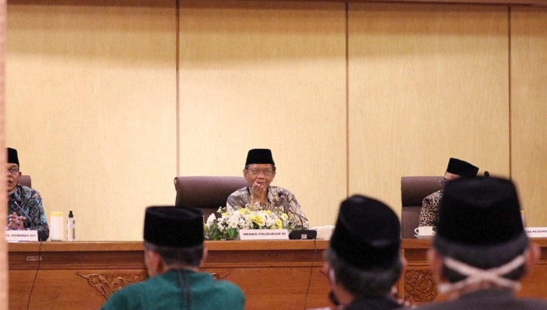 Bertemu Tokoh Agama di Jogja, Menko Polhukam Tampung Aspirasi terkait RUU HIP