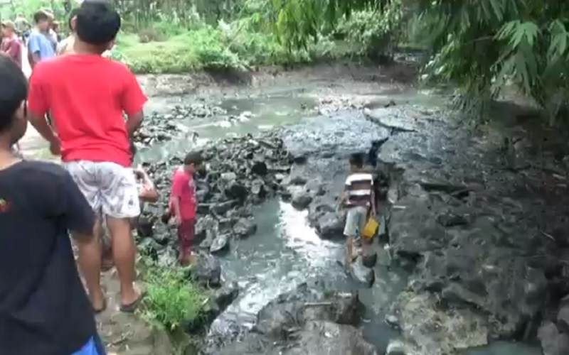 Sungai Krapyak Tercemar Limbah Tahu, Warga Gunungkidul Keluhkan Bau Menyengat
