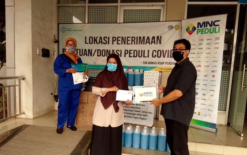 MNC Peduli Salurkan Bantuan Penanganan Covid-19 ke RSUP Persahabatan dan Wisma Atlet