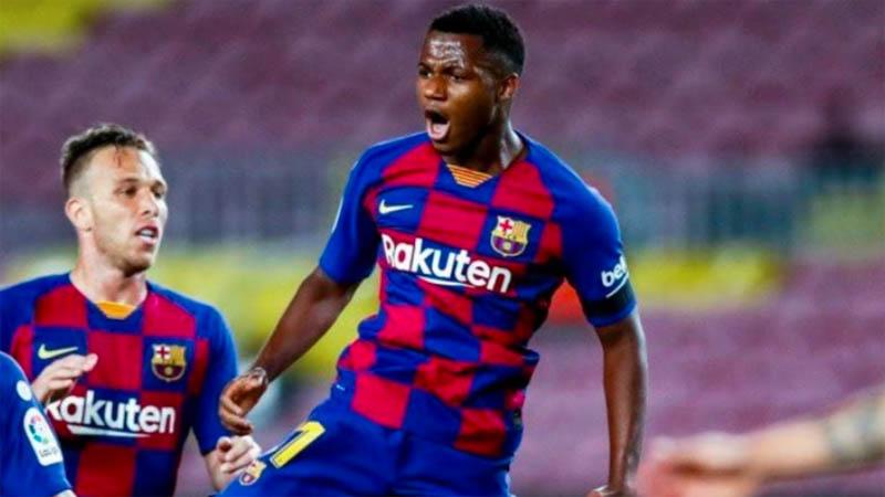 Ansu Fati Jadi Pencetak Gol Termuda Kedua di La Liga