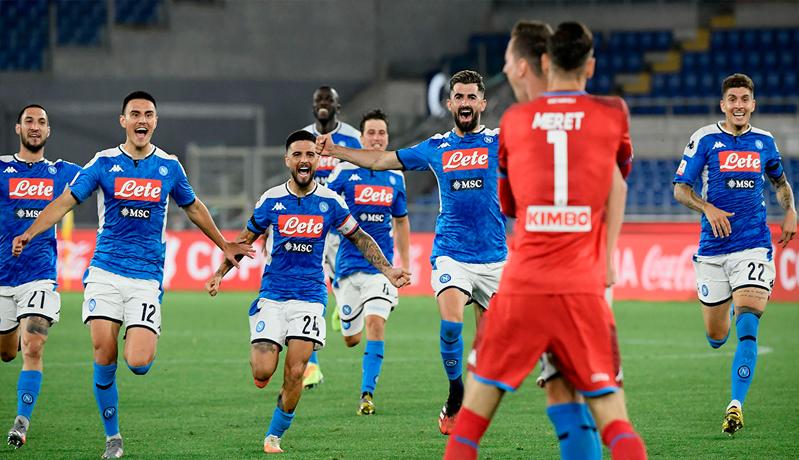 Kalahkan Juventus Lewat Adu Penalti, Napoli Juara Coppa Italia