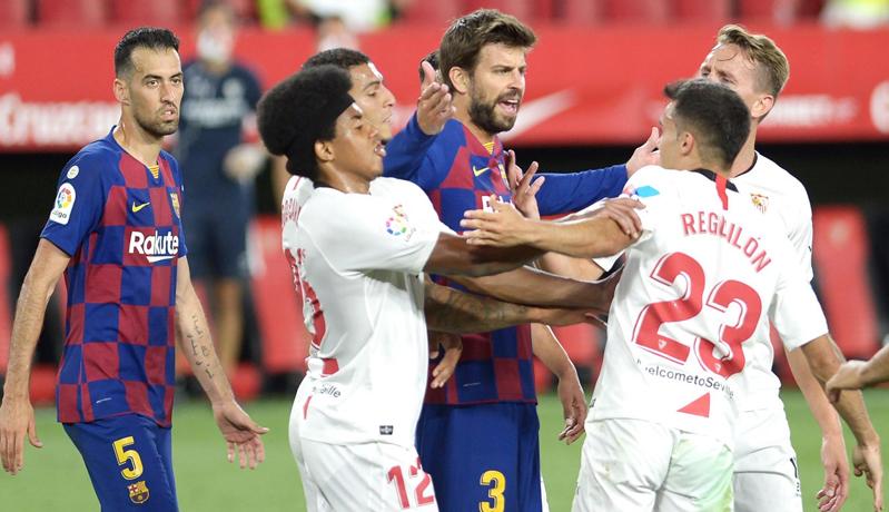 Barcelona Gagal Petik Poin Penuh di Markas Sevilla