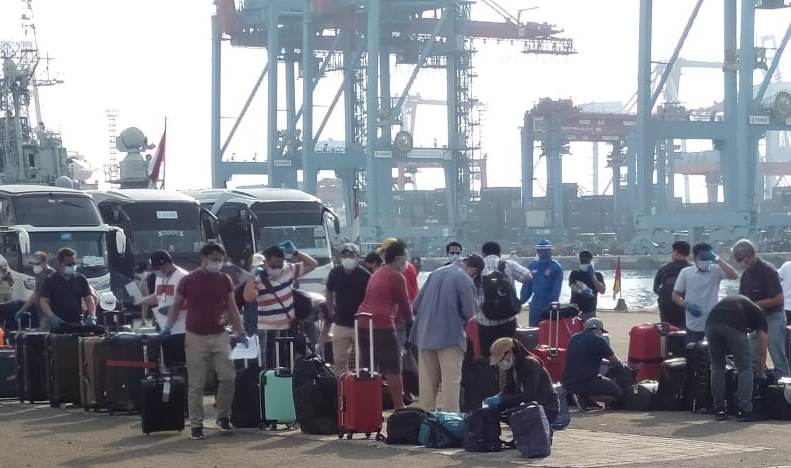 Sempat Tertahan, 344 ABK di Kapal MV Veendam Berhasil Dipulangkan