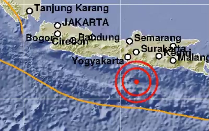 Gempa Bumi Magnitudo 5.0 Guncang Pacitan, Getaran Terasa hingga Yogyakarta