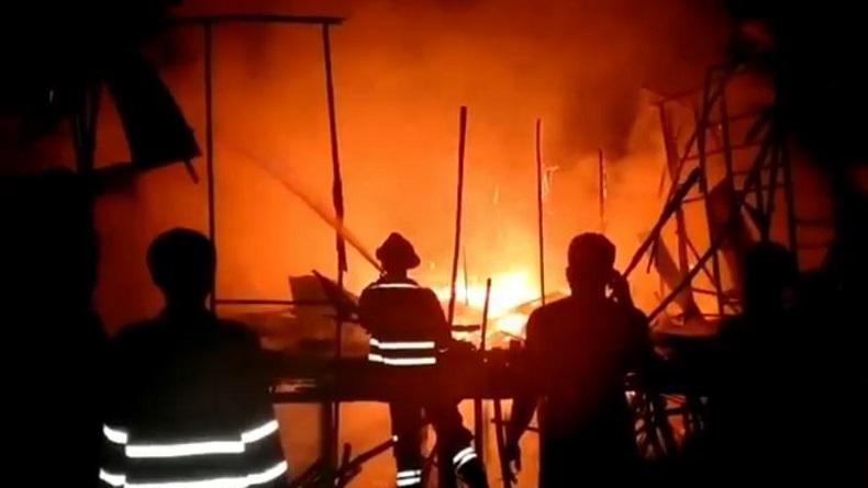 Gudang Amunisi Mako Brimob Polda Sumsel Terbakar, Ada Ledakan