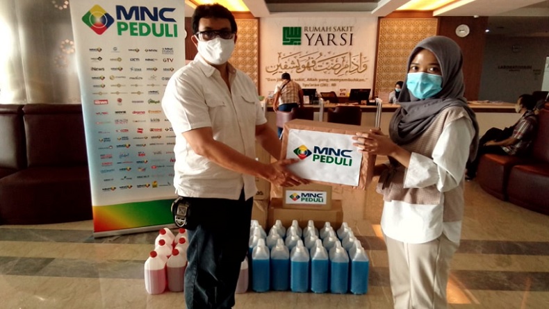 MNC Peduli Berikan Bantuan APD kepada RS Harapan Jayakarta dan Yarsi Jakarta