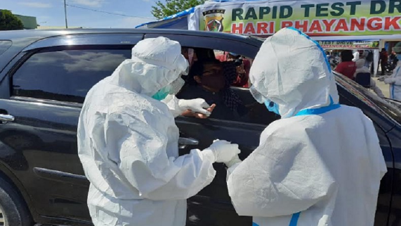 Rapid Test Polda Kalbar Diikuti 223 Warga, Seluruhnya Nonreaktif