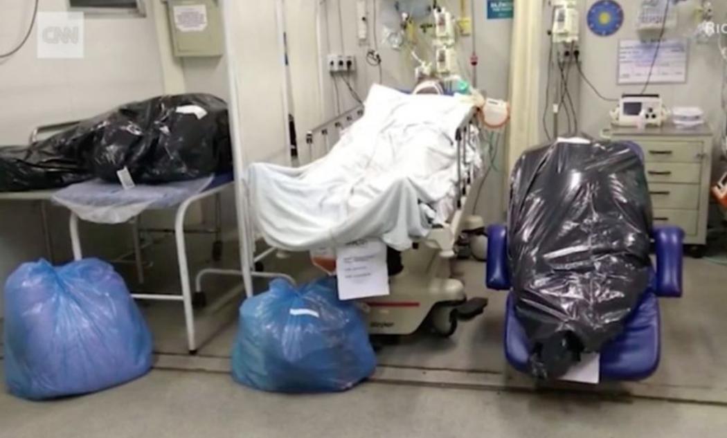 Kewalahan Banyak Pasien Meninggal, RS di Brasil Letakkan Jenazah di Samping Pasien