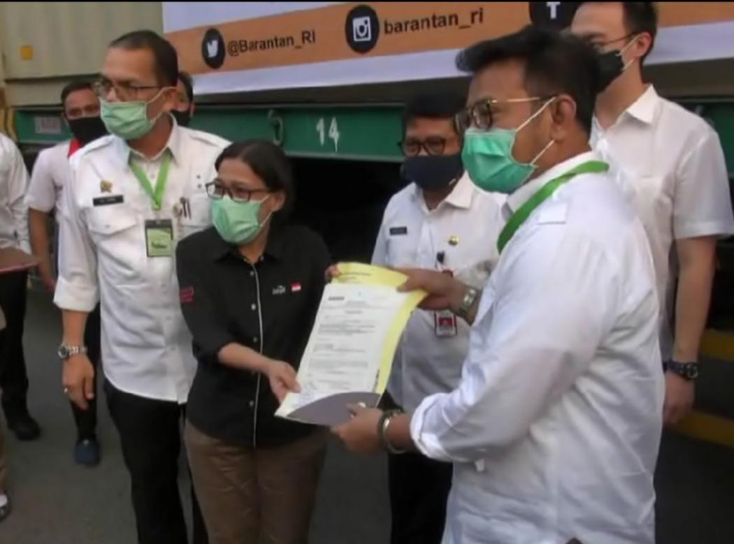 Mentan Syahrul Lepas Ekspor Komoditas Pertanian Jatim ke 17 Negara