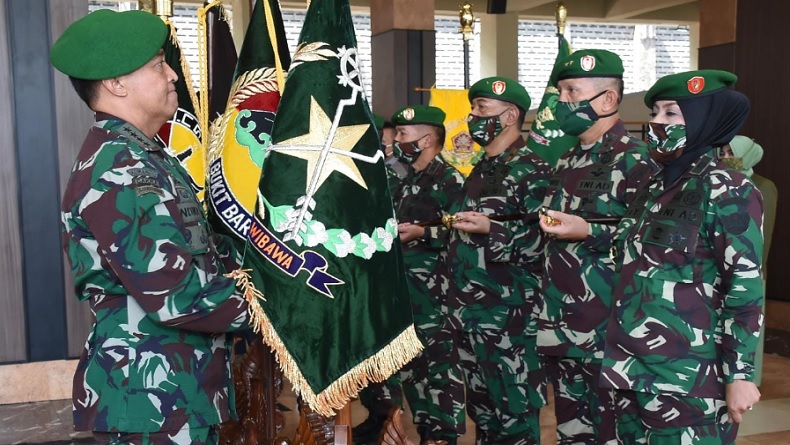 KSAD Andika Perkasa Pimpin Sertijab 9 Jabatan Pangkotama TNI AD