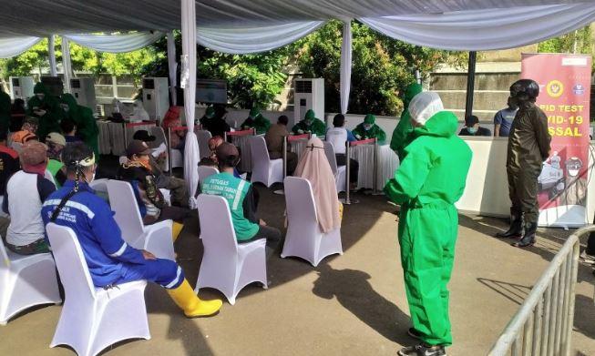 BIN Gelar Rapid Test Covid-19 di Bandung, 1 Orang Reaktif