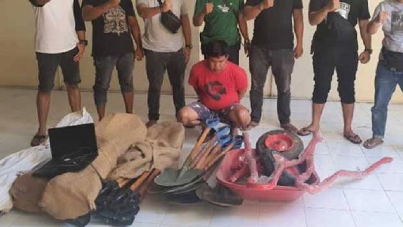Sukses Bobol Kantor Pemerintah, Maling di Sidrap Malah Curi Perkakas Bangunan