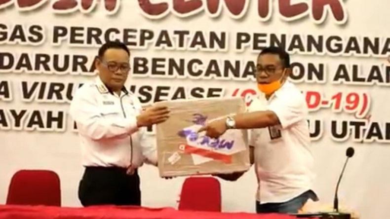 Gugus Tugas Covid-19 Maluku Utara Terima 1 Unit Mesin PCR dari BNPB Pusat