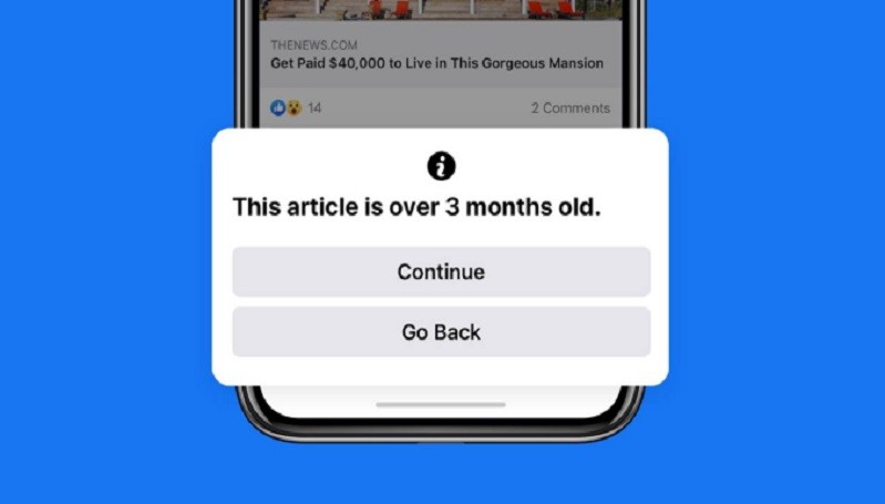Facebook Akan Beri Peringatan untuk Pengguna Sebelum Membagikan Berita Lawas
