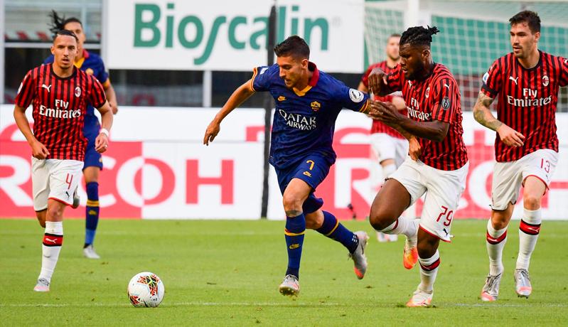 Lanjutkan Tren Positif, AC Milan Tumbangkan AS Roma di San Siro