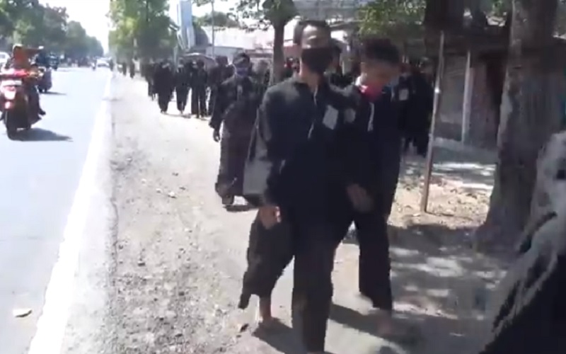 Ratusan Pendekar di Sragen Tolak Keras Perobohan Patung PSHT