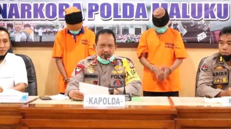 Jemput Paket Ganja 2,5 Kg di Jasa Pengiriman, Kurir Suruhan Napi Ditangkap di Ternate