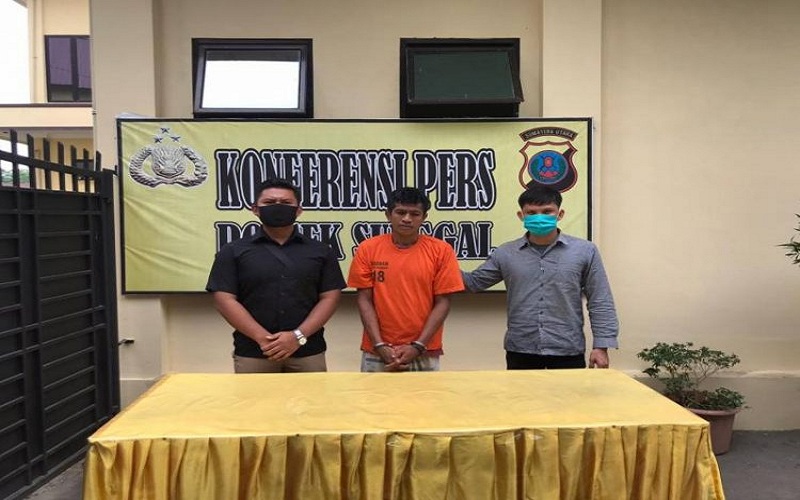 Simpan Sabu dalam Topi, Warga Binjai Ditangkap Polisi