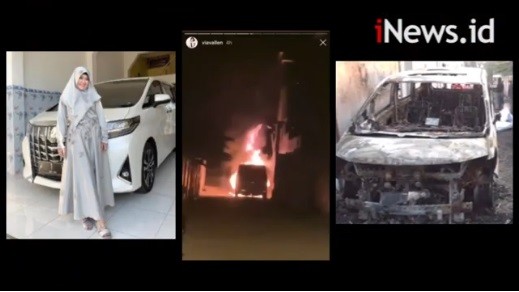 Dibakar, Mobil Via Vallen Terancam Tak Bisa Klaim Asuransi