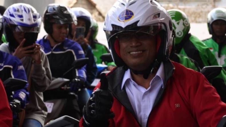 Menhub Minta Ojol dan Taksi Online Patuhi Protokol Kesehatan