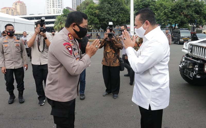 Kapolri Idham Azis Pimpin Pemusnahan 1,2 Ton Sabu Disaksikan Ketua MPR