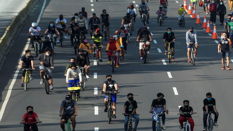 Pemprov DKI Jakarta Siapkan 31 Titik Khusus Pesepeda Pengganti CFD