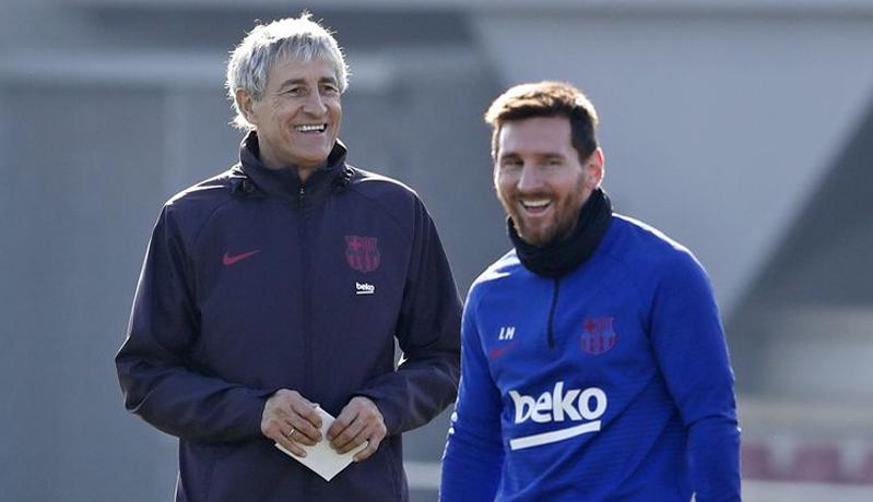 Presiden Barcelona Bocorkan Masa Depan Lionel Messi dan Quique Setien