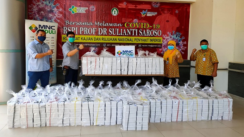 MNC Peduli Kirimkan Makanan kepada RSPI Sulianti Saroso