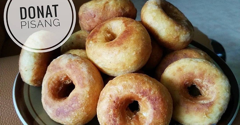 Punya Stok Pisang di Rumah, Enaknya Dibuat Donat Sehat Bertekstur Lembut