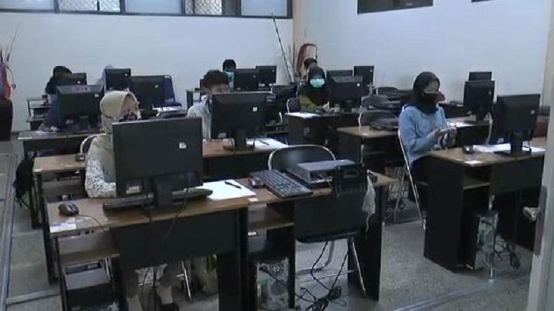 8.249 Calon Mahasiswa Ikut UTBK SBMPTN di Universitas Lampung