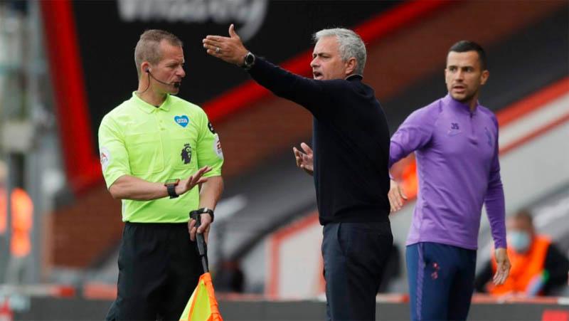 Mourinho 'Ngamuk' Tottenham Tak Dapat Penalti saat Imbang dengan Bournemouth