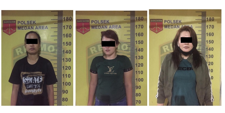 3 Perempuan Pengedar Sabu di Medan Denai Ditangkap Polisi