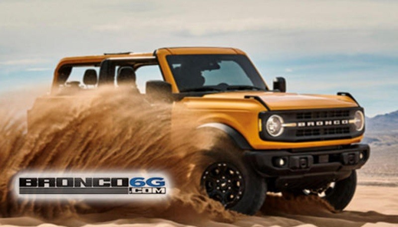 Jelang Peluncuran, Gambar Ford Bronco Bocor Tanpa Pintu dan Atap