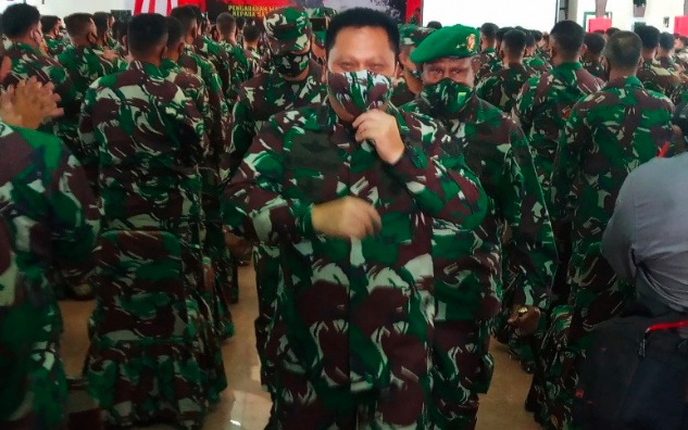 Perkuat Kodim, TNI AD Kirim Ratusan Personel ke Papua Barat
