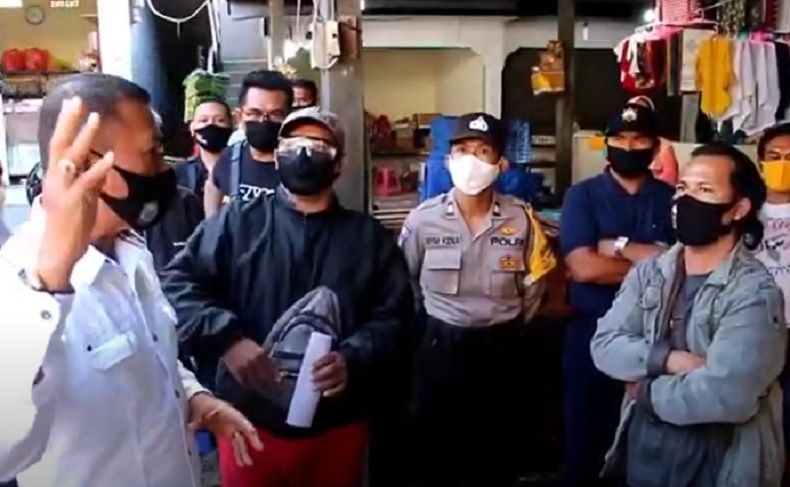 Sengit, 16 Pedagang Pasar di Denpasar Menolak Tes Swab karena Takut Positif