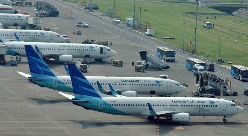 102 Pesawat Menganggur di Bandara Soekarno-Hatta akibat Covid-19