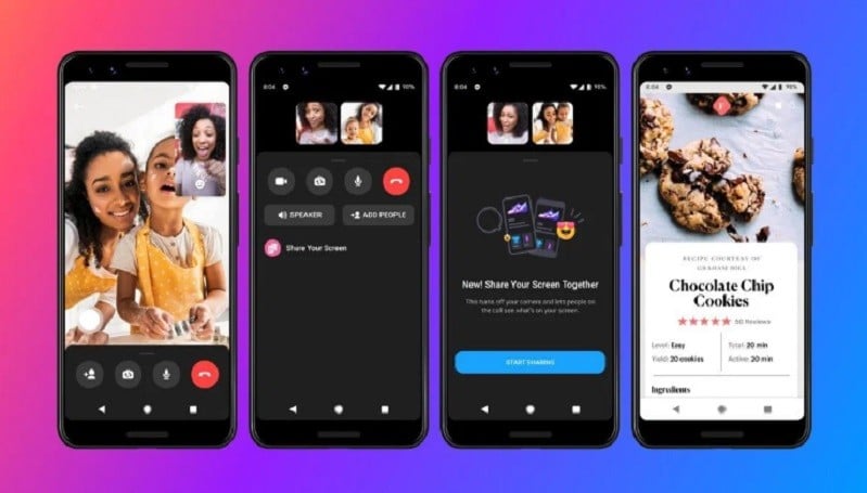 Facebook Messenger di Mobile Kini Punya Screen Sharing