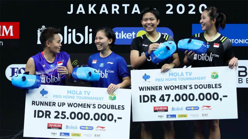 Ribka/Fadia Juara PBSI Home Tournament usai Lewati Duel Menegangkan