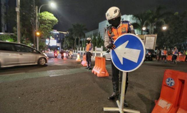 Polisi Tutup Akses Masuk ke Kota Bandung Setiap Malam