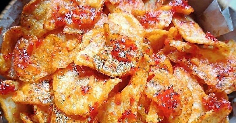 Resep Sambal Keripik Kentang Kering, Pakai Resep Ini agar Renyah