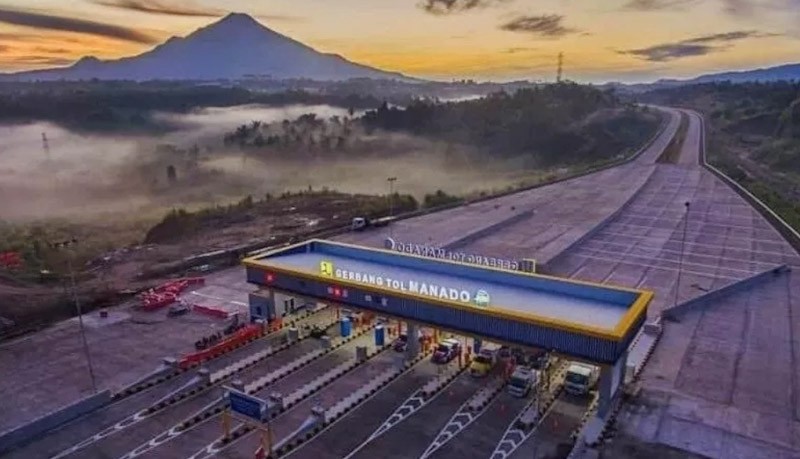 Diresmikan Jokowi Hari Ini, Tol Manado Gunakan Sistem Pembayaran Nontunai