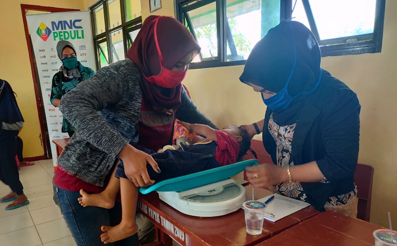 MNC Peduli Gelar Pemeriksaan Gizi Anak di Desa Pantai Bakti Bekasi