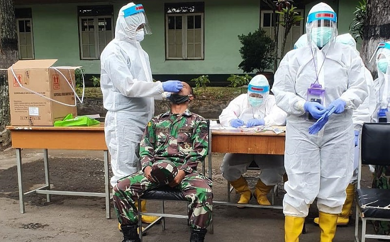 Pasien Covid-19 Sembuh dari Klaster Secapa AD Bertambah 49 Jadi 994 Orang