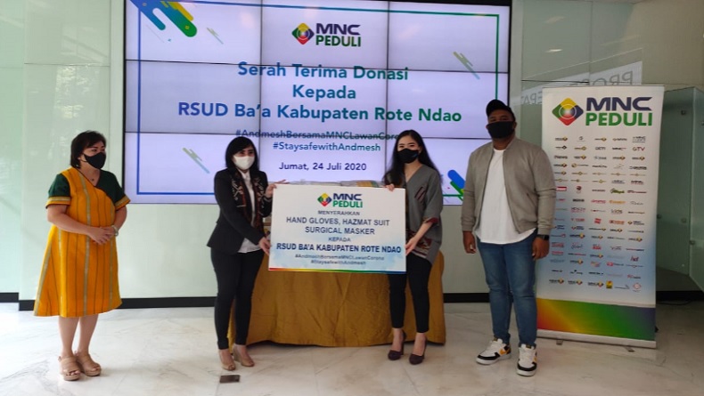 Andmesh dan MNC Peduli Salurkan APD kepada RSUD Ba’a Kabupaten Rote Ndao