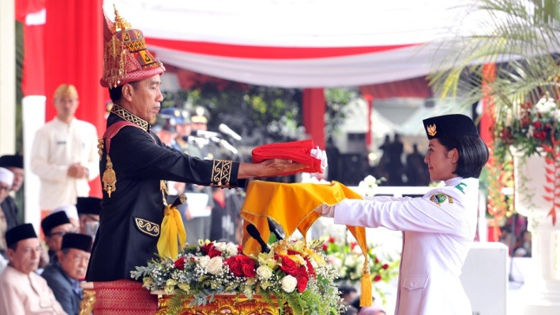 Gegara Covid-19, Upacara 17-an di Istana Negara Digelar Sederhana