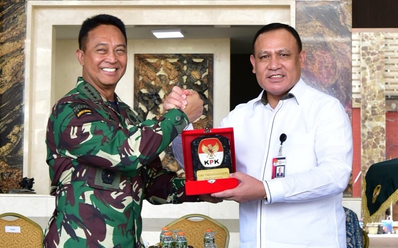 KPK Serahkan Aset Tanah Rampasan Negara di Subang ke TNI AD