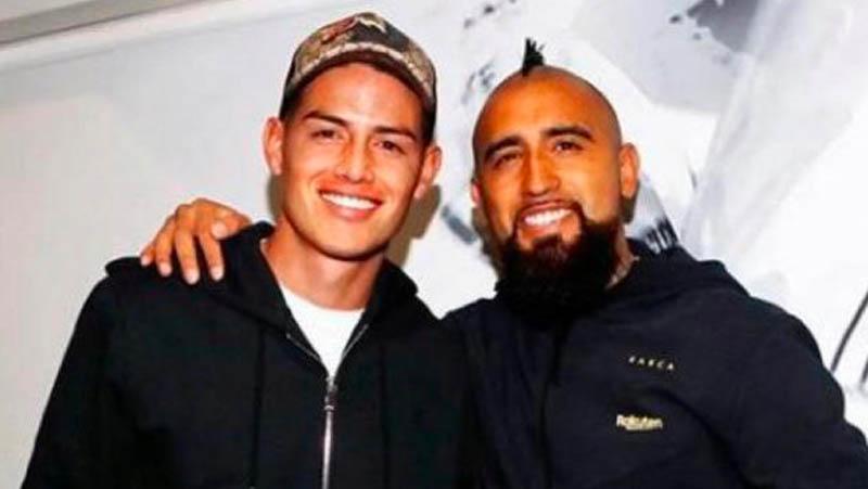 Arturo Vidal Sedih James Rodriguez Ditelantarkan Real Madrid