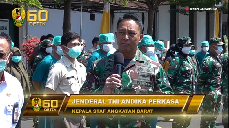 Jenderal Andhika Lepas 457 Siswa Secapa yang Sembuh Covid-19 Lanjut Pendidikan