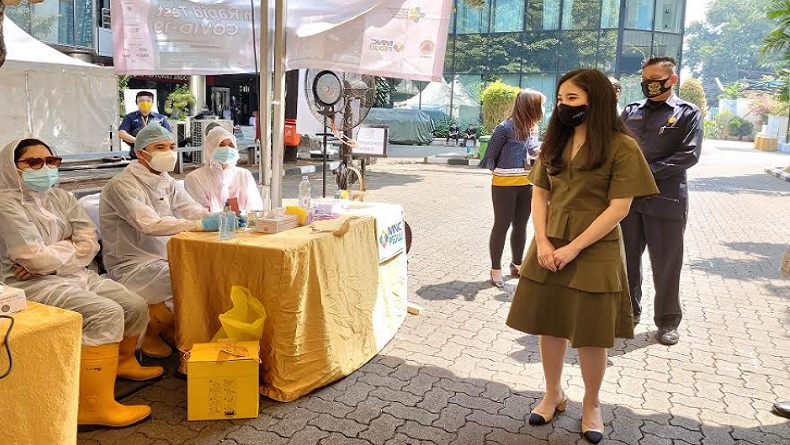 MNC Peduli Gelar Rapid Test Gratis di Kawasan MNC Center