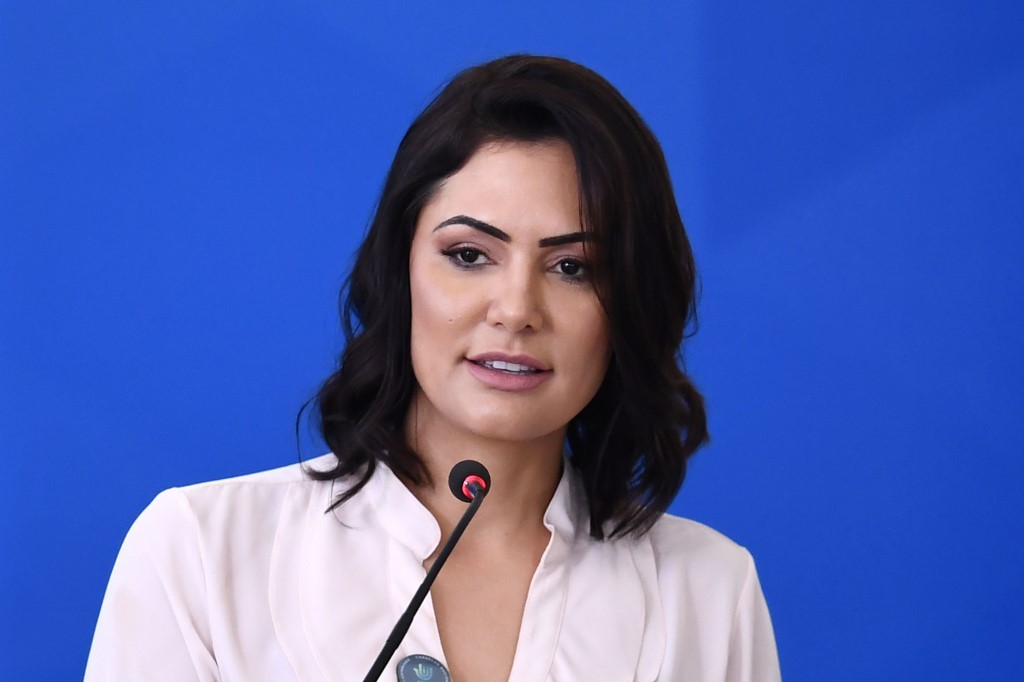 Istri Presiden Brasil Michelle Bolsonaro Sembuh dari Covid-19